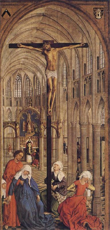 Roger Van Der Weyden Crucifixion in a Church china oil painting image
